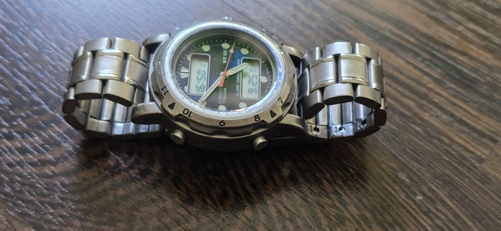 Годинник титановий Citizen Titanium C240 Japan часы наручные сітізен титан винтажные ретро