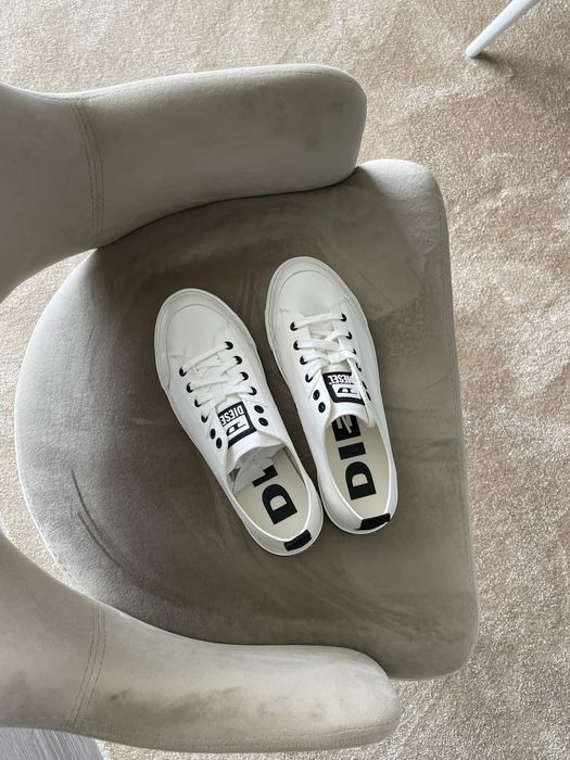 Diesel - ténis de cor branca