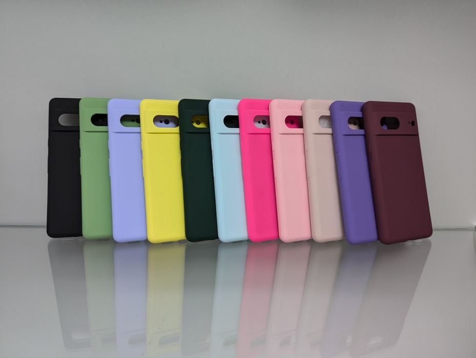 Google Pixel 7 Противоударный чехол микрофибра LAKSHMI Чохол софт тач