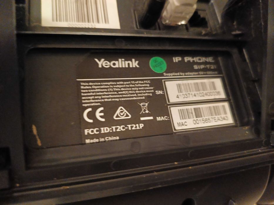 Telefon IP Yealink SIP-T21P