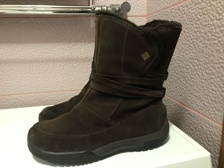 Columbia Omni-grip зимние сапоги натуральная замша