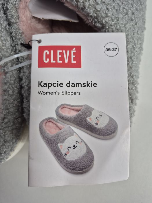 Nowe kapcie damskie rozmiar 36/37