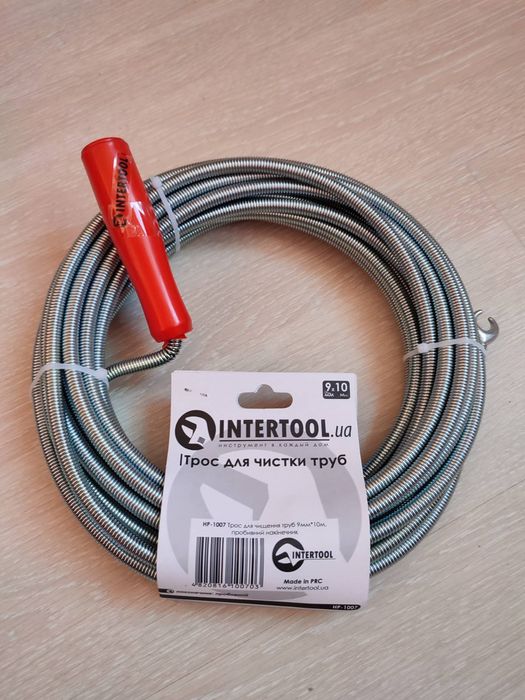 Трос сантехнический для чистки труб  5 м. 10 м