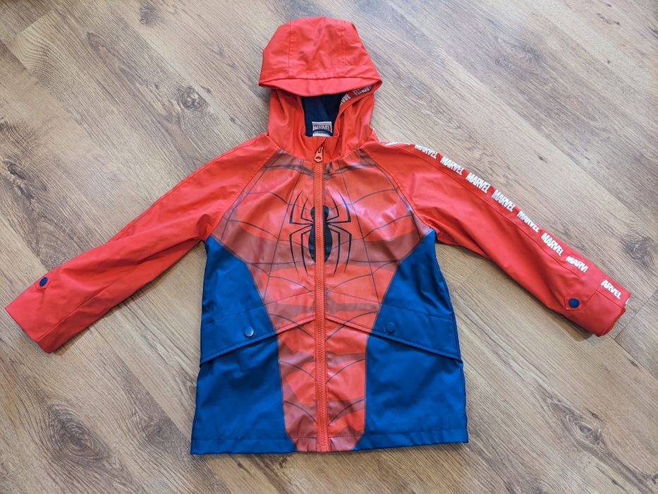 Курточка, вітровка марвел, Spider Man для хлопчика  6-7 років, 122 розмір