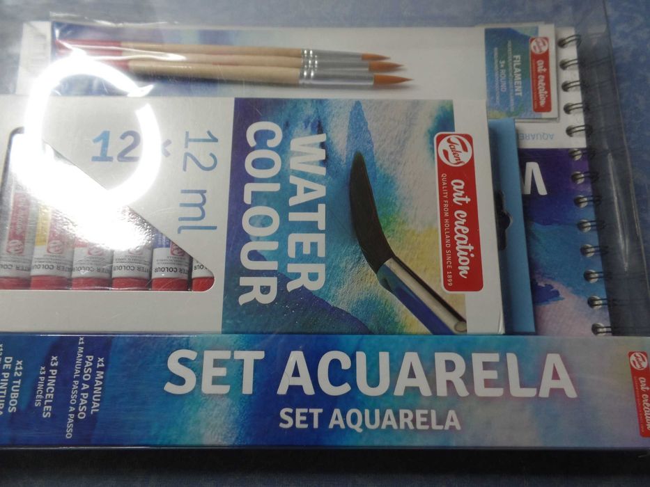 Conjunto de Aquarela Novo/Selado (897)