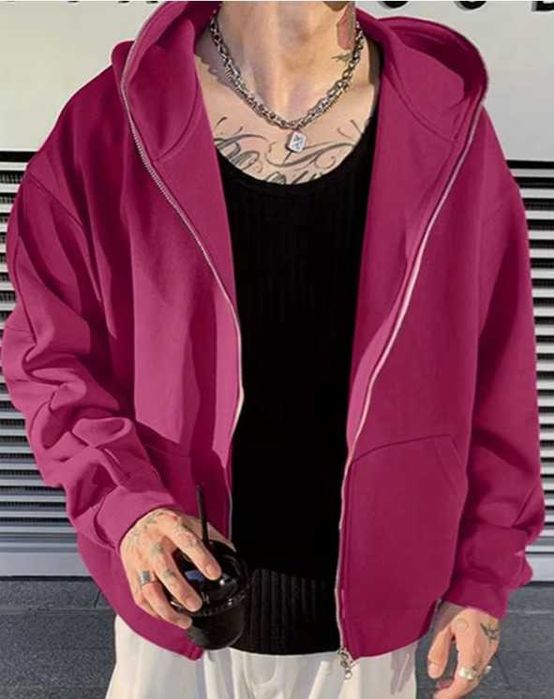 Кофта чоловіча ХЛ зіпка зип балахон весняна яскрава XL худи мантия