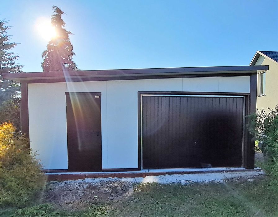 Garaż ocieplany Magazyn z płyty warstwowej Pawilon Handlowy Wymiary