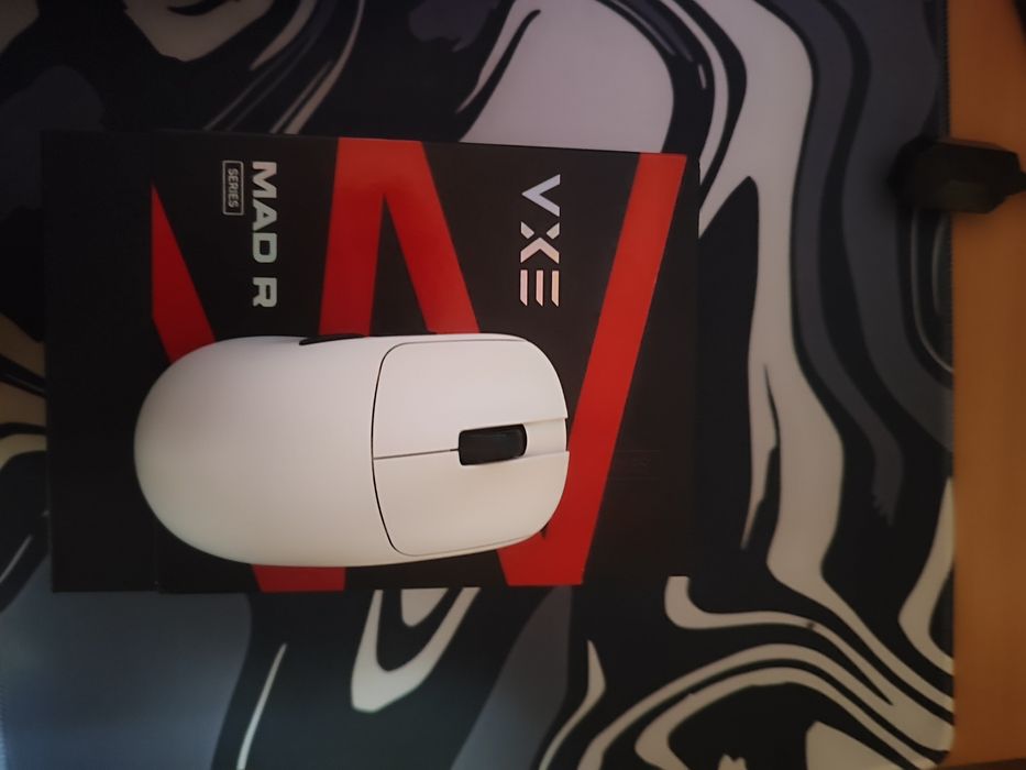Безпровідна мішка VXE MAD R MAJOR+ PAW3950 Wireless 8K, біла
