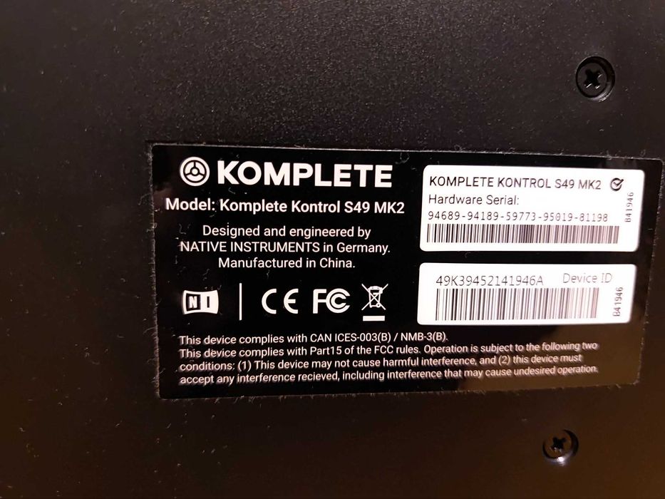 Klawisze Komplete Kontrol S49 MK2