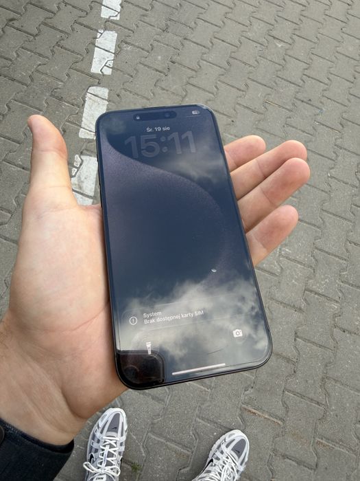 Iphone 15 Pro Max 256GB Czarny Tytan