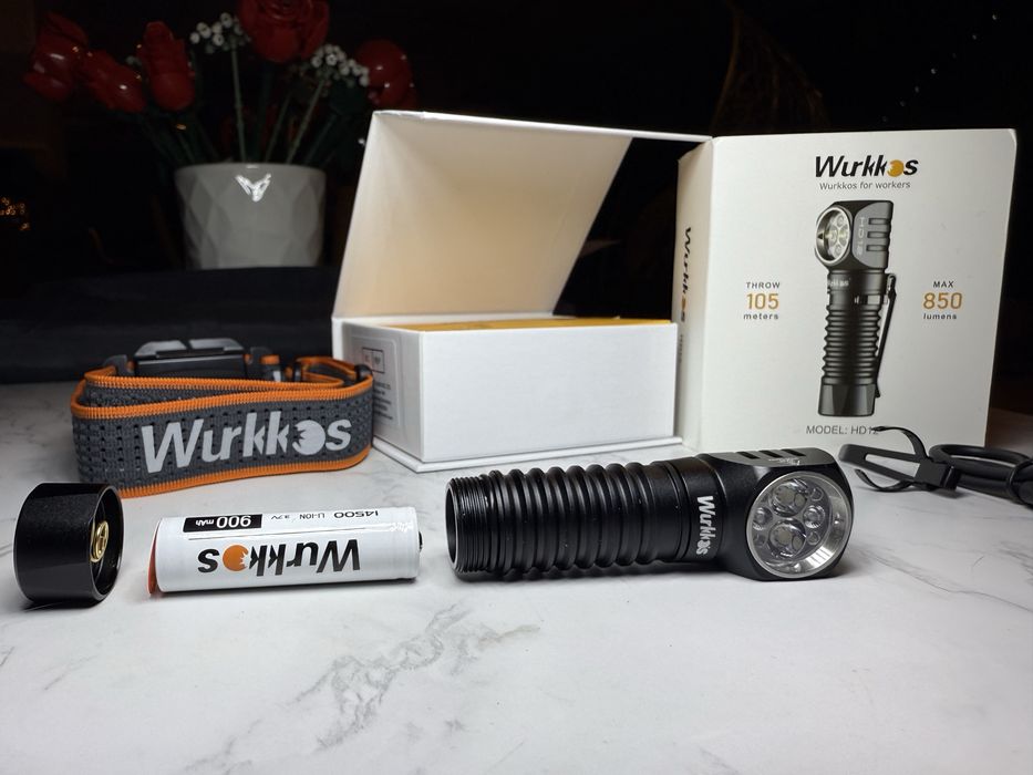 Latarka Wurkkos HD12 mini - nowa z akumulatorem