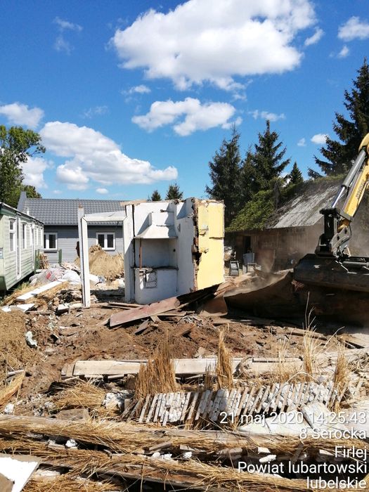 Usługi koparko ładowarką