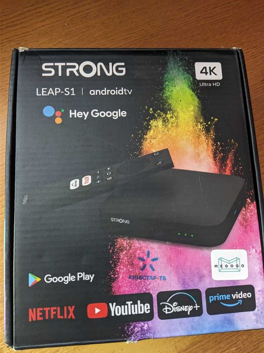 Смарт ТВ приставка Strong Leap-S1 Android TV 14