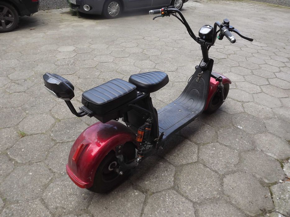 Skuter elektryczny dwu osobowy 2 szt baterii