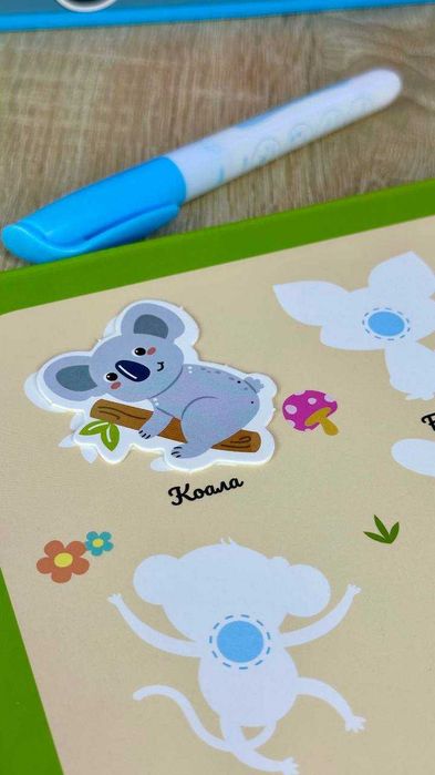 Розумна книжечка, 2 види (картки, сортер, водна розмальовка)