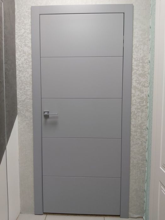 Установка дверей,зашивка проємів,монтаж мдф плінтуса.