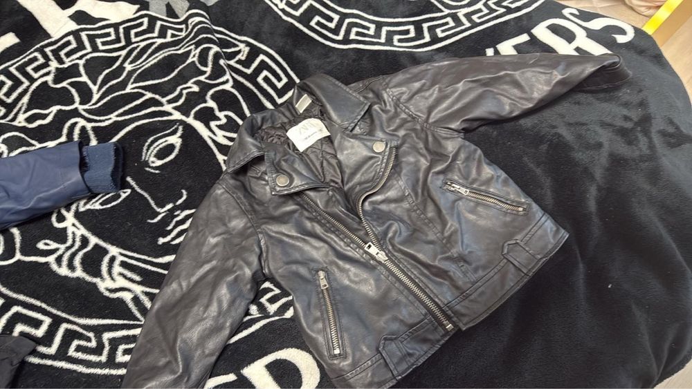 Косуха zara 92-98 кожанка