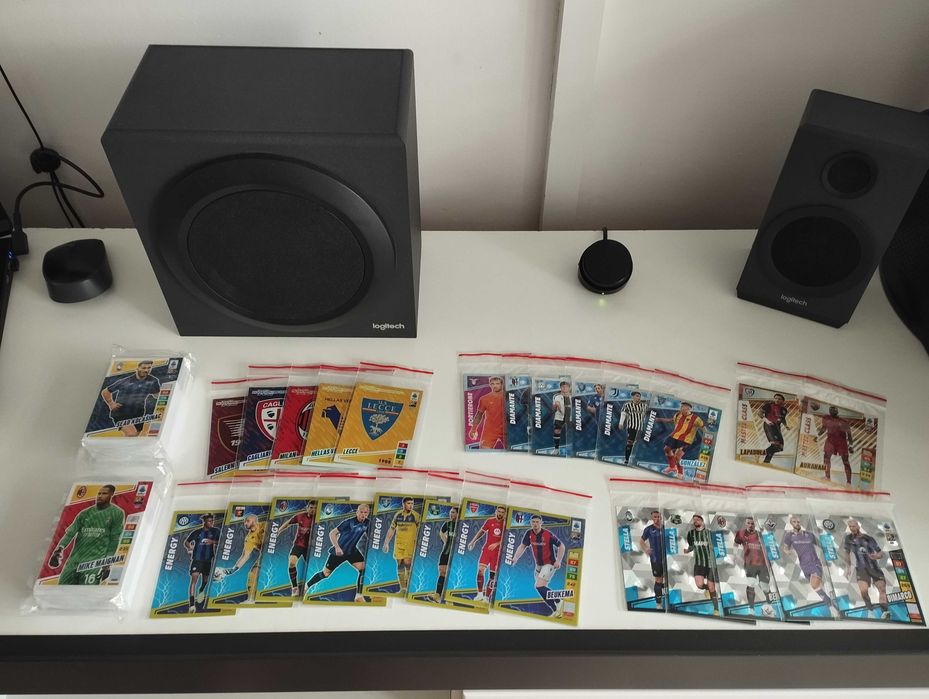 Karty piłkarskie Panini 2024: FIFA365, liga angielska, włoska, 420 szt