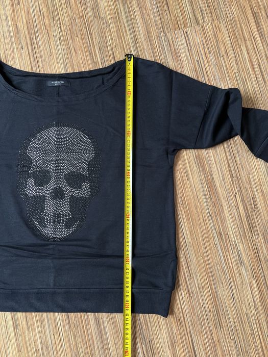 Czarna bluzka z rękawkami 3/4