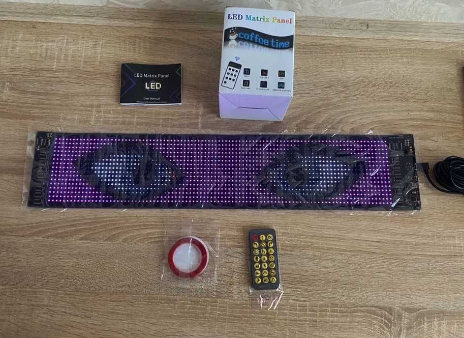 Світлодіодна панель на авто очі диявола 12x60, Devil Eyes, LED Matrix RGB