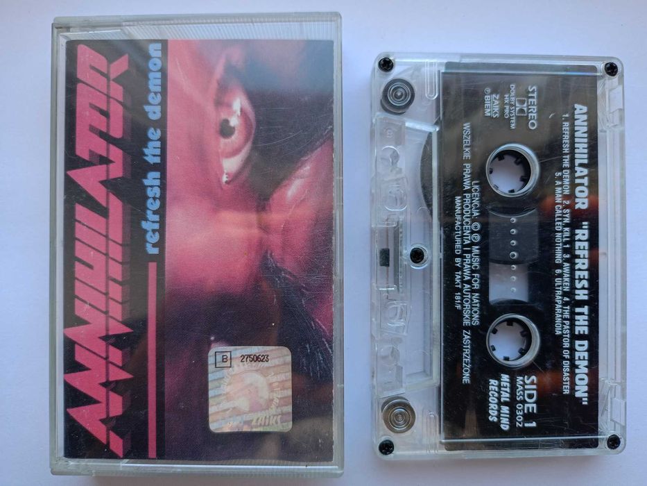 Annihilator - Refresh The Demon kaseta magnetofonowa