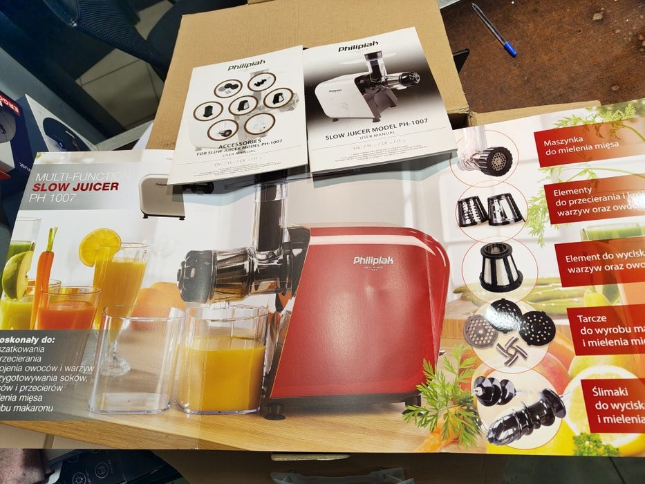 Wyciskarka wolnoobrotowa Philipiak Milano PH-1007