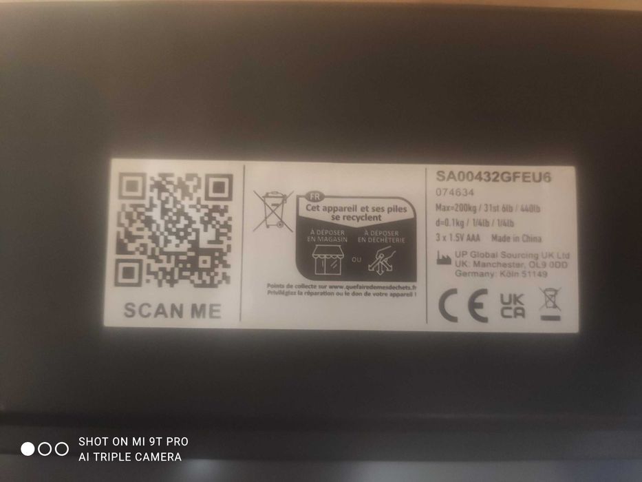 Розумні ваги Salter SA00432GFEU6