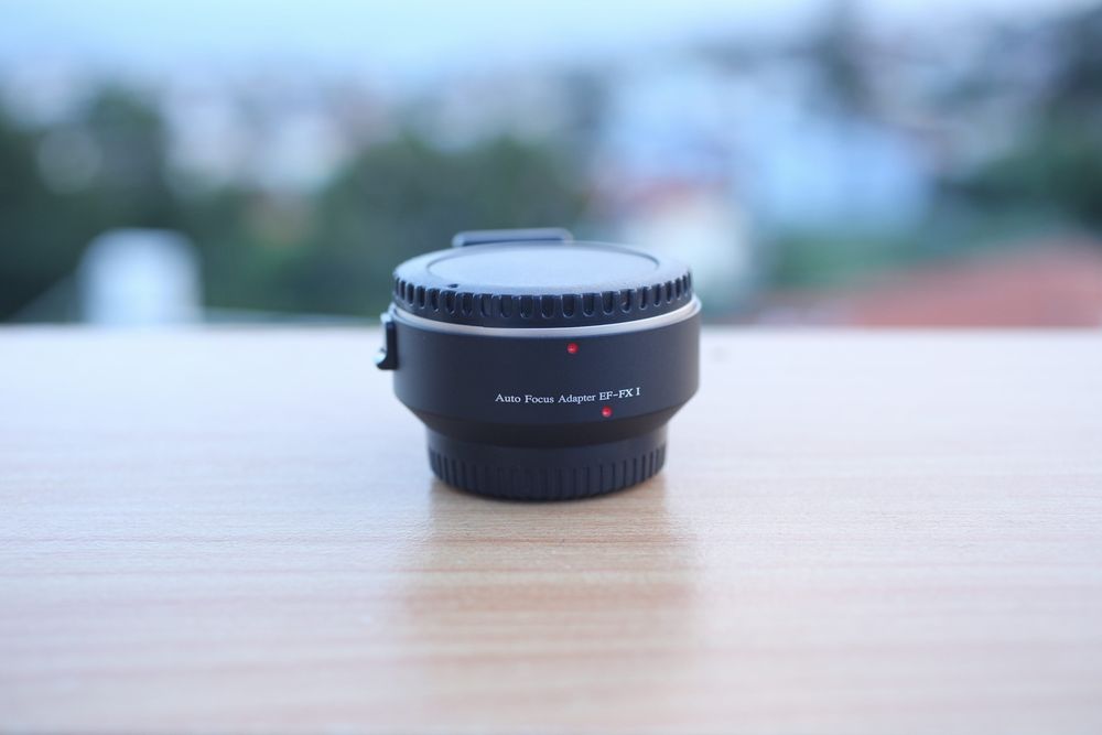 Adaptador Fuji para lentes Canon