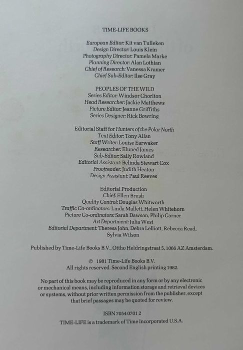 Hunters of the Polar North: The Eskimos - Time-Life Books - 1981