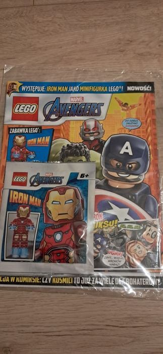 LEGO Marvel gazetka z figurką Iron Man