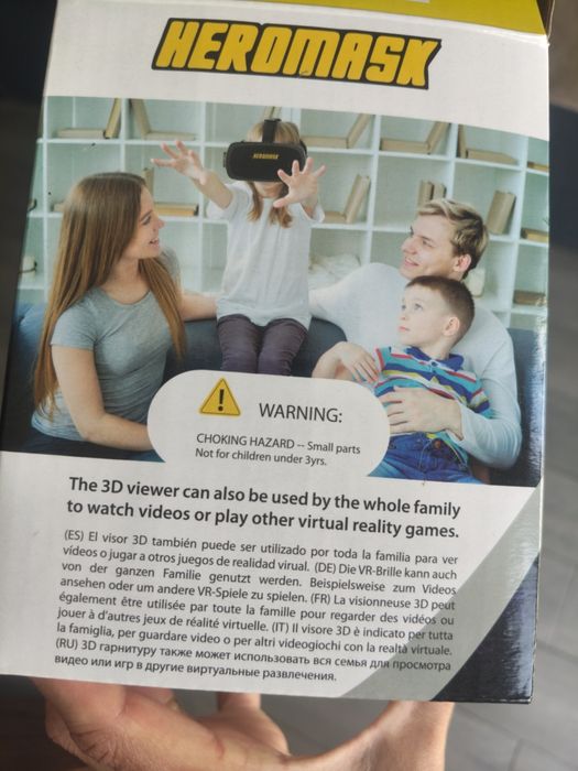 Óculos de realidade virtual para criança