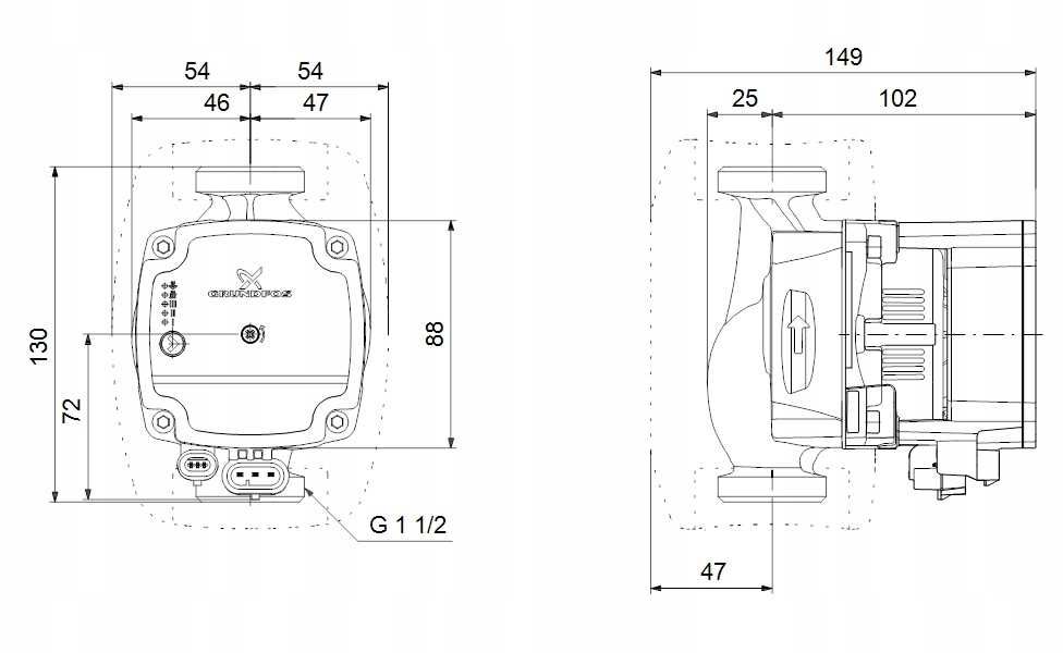 Prawie nieużywana -- Grundfos pompa obiegowa ALPHA1 L
