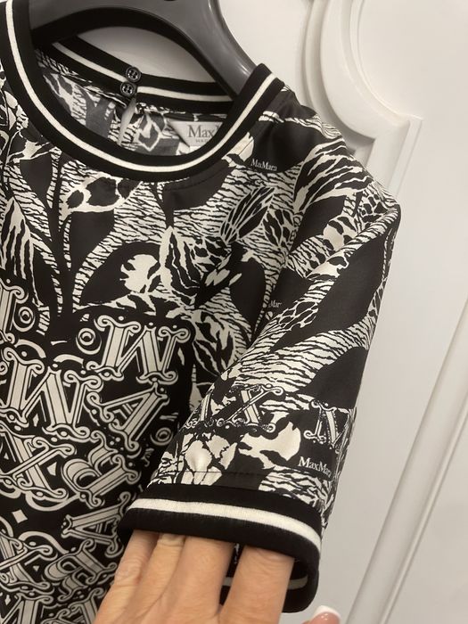 MAX MARA piękna bluzka koszulowa, 100 % jedwab