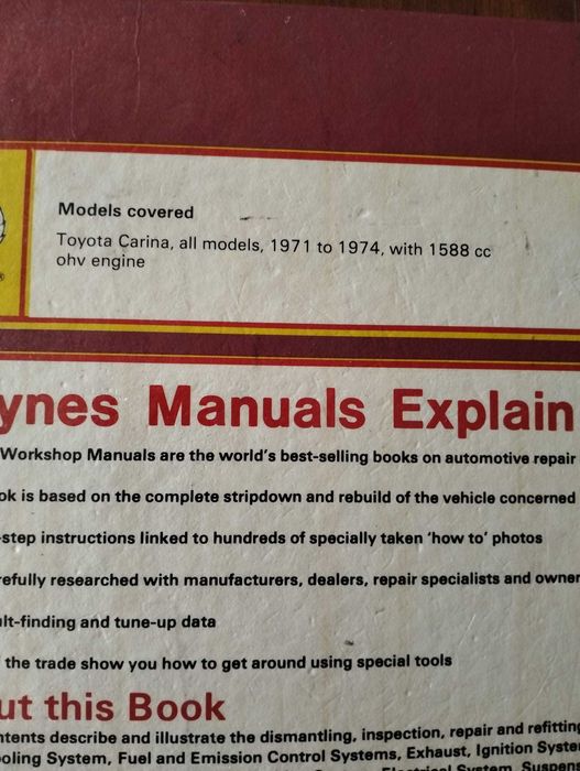 Haynes - Toyota Carina (Manual Técnico)