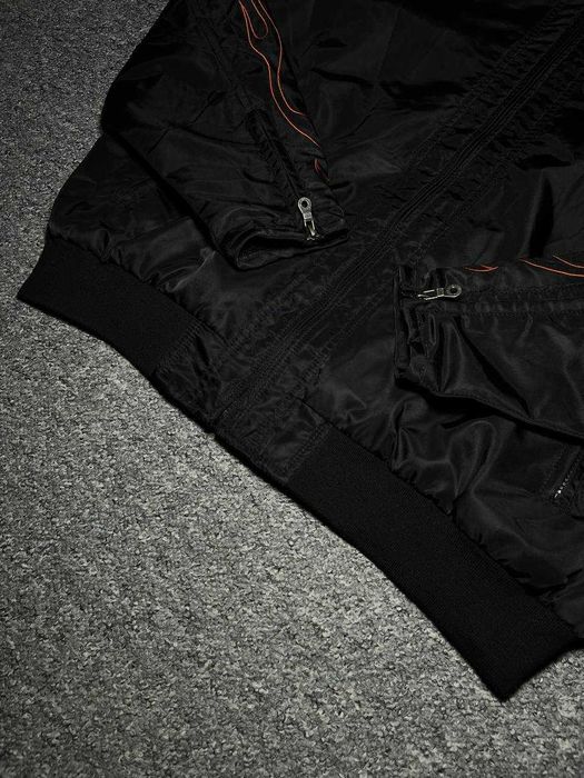 Чоловічий бомбер HARLEY DAVIDSON Flames Nylon Bomber Jacket - Розмір XL