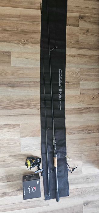 Spinning gunki 5-28 g  z kołowrotkiem
