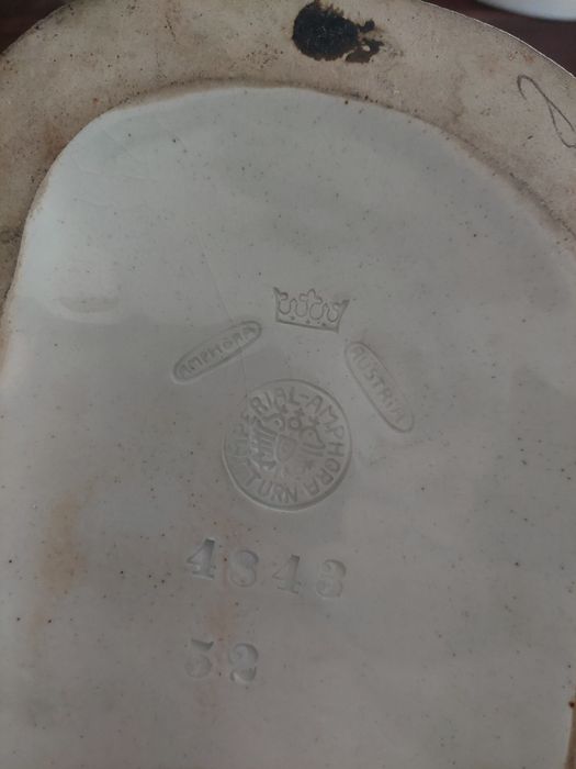 Grupo escultorio  escultura muito antigo imperial amphora austria