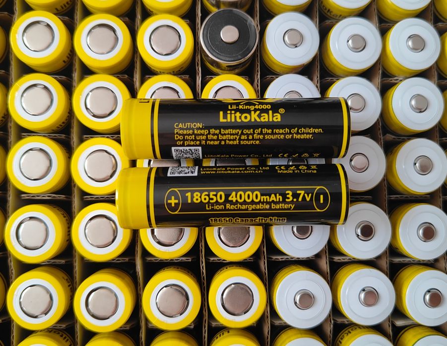 Акумулятор 18650 Liitokala King 4000mAh 3.7V 12A MAX ємність! Оригінал