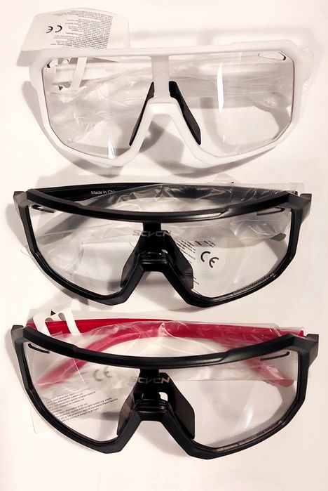 Fotochromowe okulary Rowerowe Sportowe SCVCN 32g CE 3 rodzaje Nowe