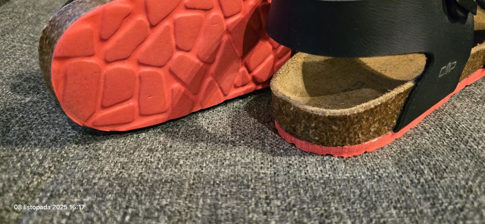 Sandały zdrowotne wyprofilowane skórzany wkład 33 nowe