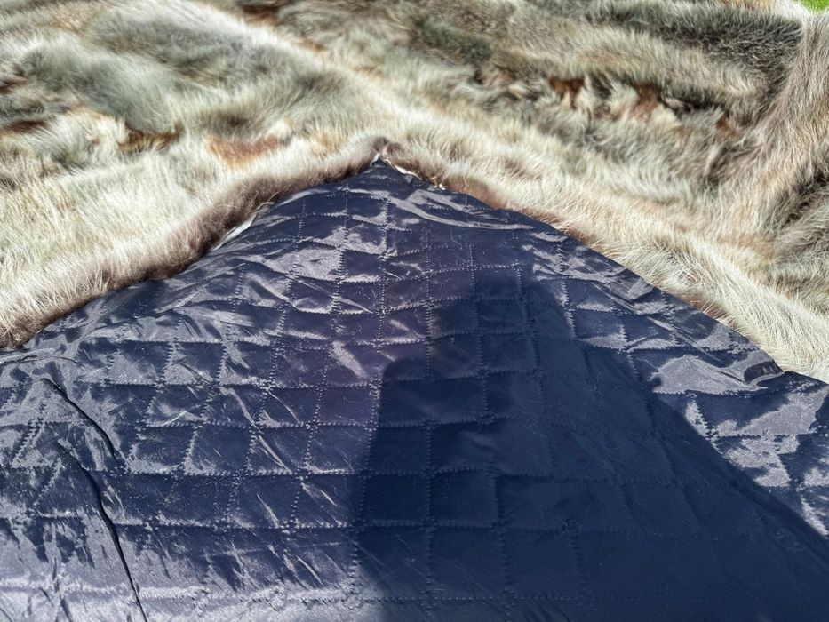 Kapa futro/ narzuta sztuk 2