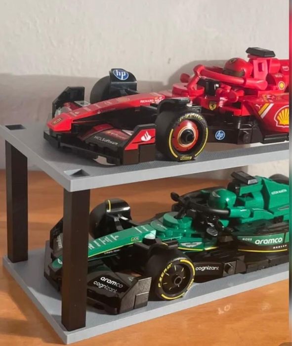 Suporte para carros formula 1 lego