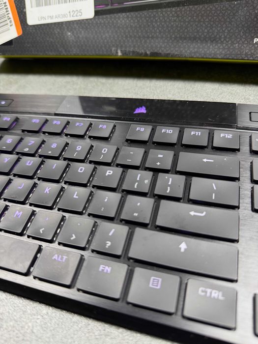 Ультратонка механічна клавіатура Corsair K100 Air Wireless RGBCherryMX