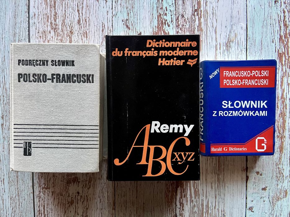 FRANÇAIS wielka wyprzedaż jęz. francuski słowniki beletrystyka Livre de Poche Hatier Taizé