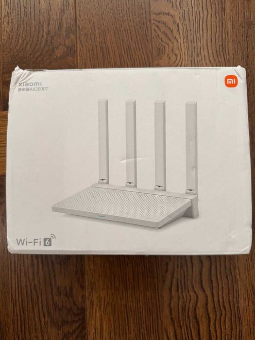 Маршрутизатор Xiaomi AX3000T 1000Mbps Wi-Fi 6 White
