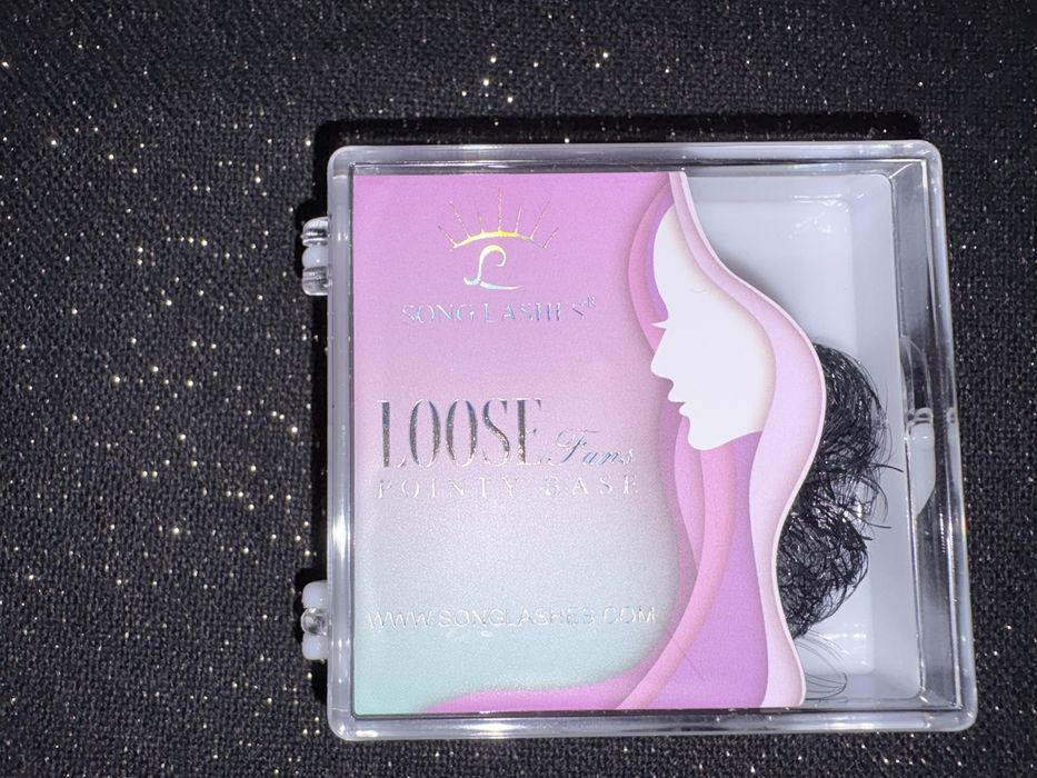 Zestaw do rzęs kępki gotowe, pęsety