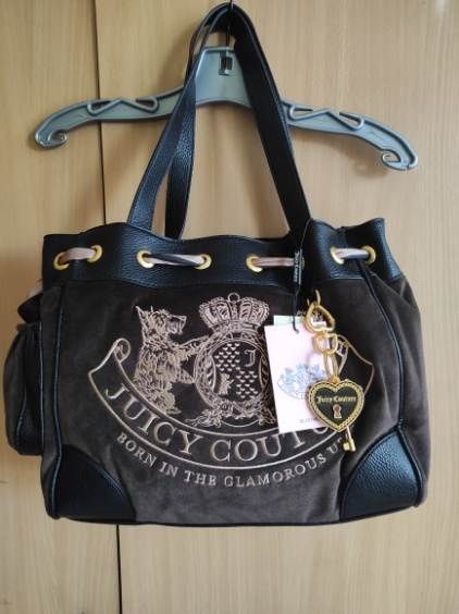 Super  Nowa torebka Juicy Couture Daydreamer brązowa