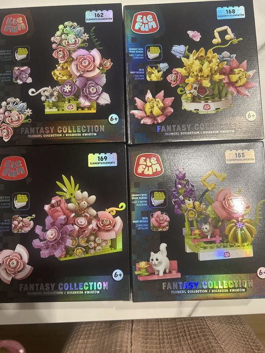 Cztery zestawy kolcków Fantasy Collection