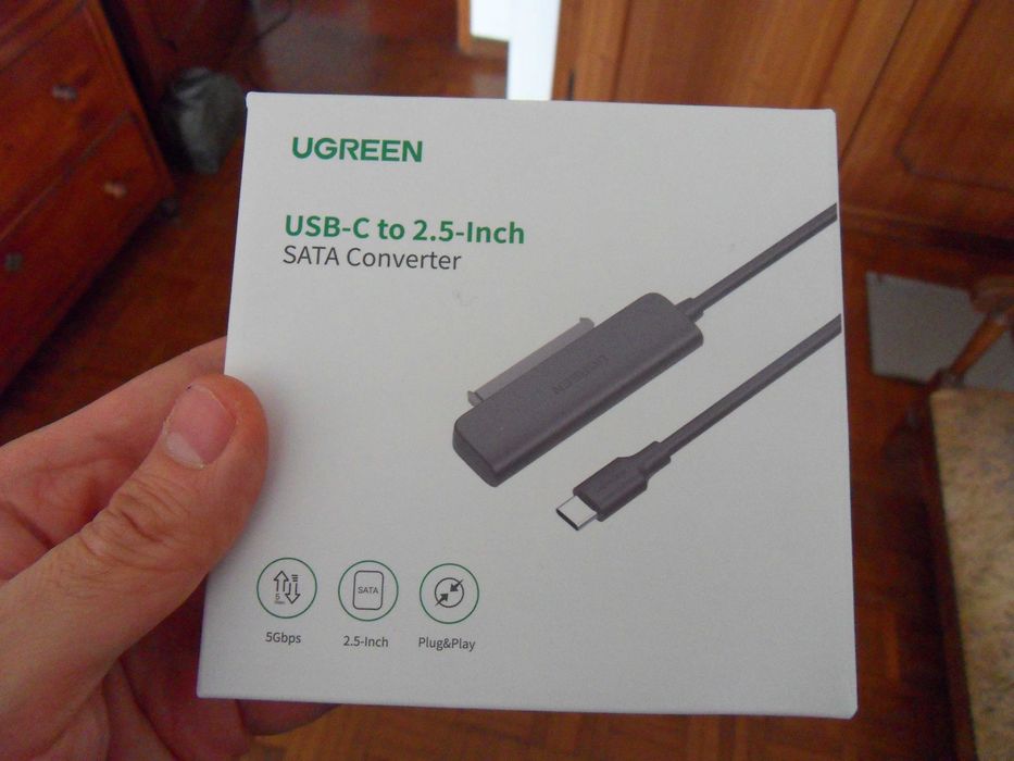 UGREEN SATA to USB C Adapter Cable (Como Novo)