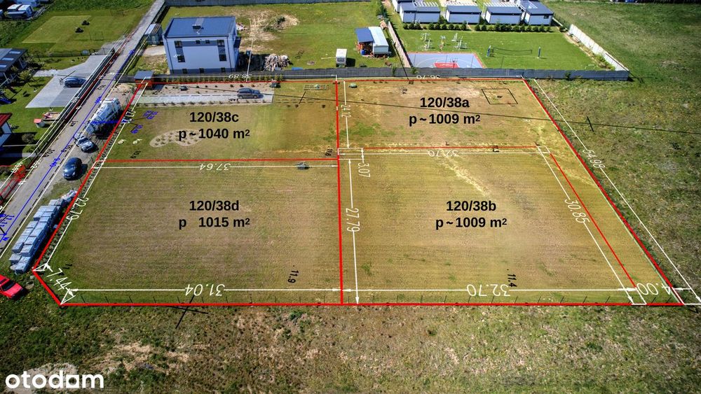 Atrakcyjne działki działka na sprzedaż 1000 m2 BEZ POŚREDNIK Sarbinowo